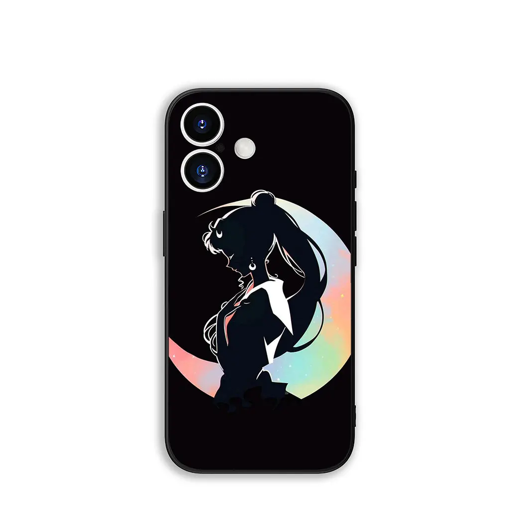 Cat Sailor Moon and Beautiful Girl Design Phone Case Cover