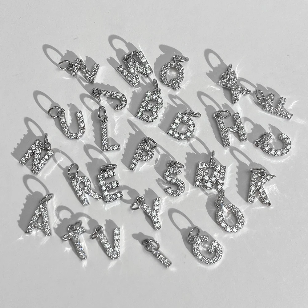 Numbers & Initials, Wholesale Sterling Silver Charms - 925Express