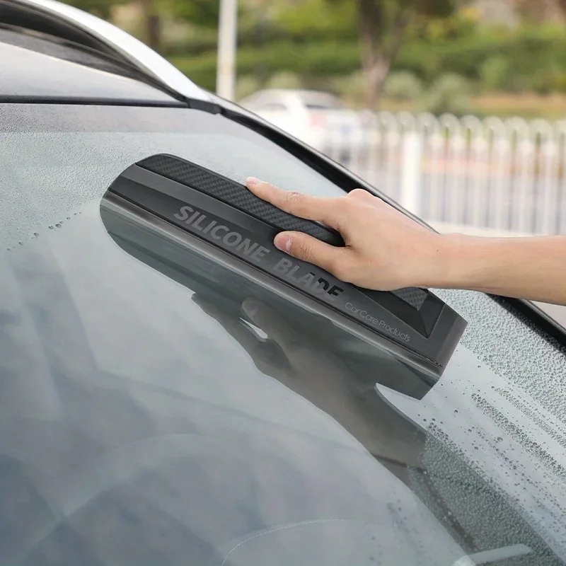 Non Scratch Soft Silicone Scraper for Cars Car Window Cleaning Tool Film Accessories