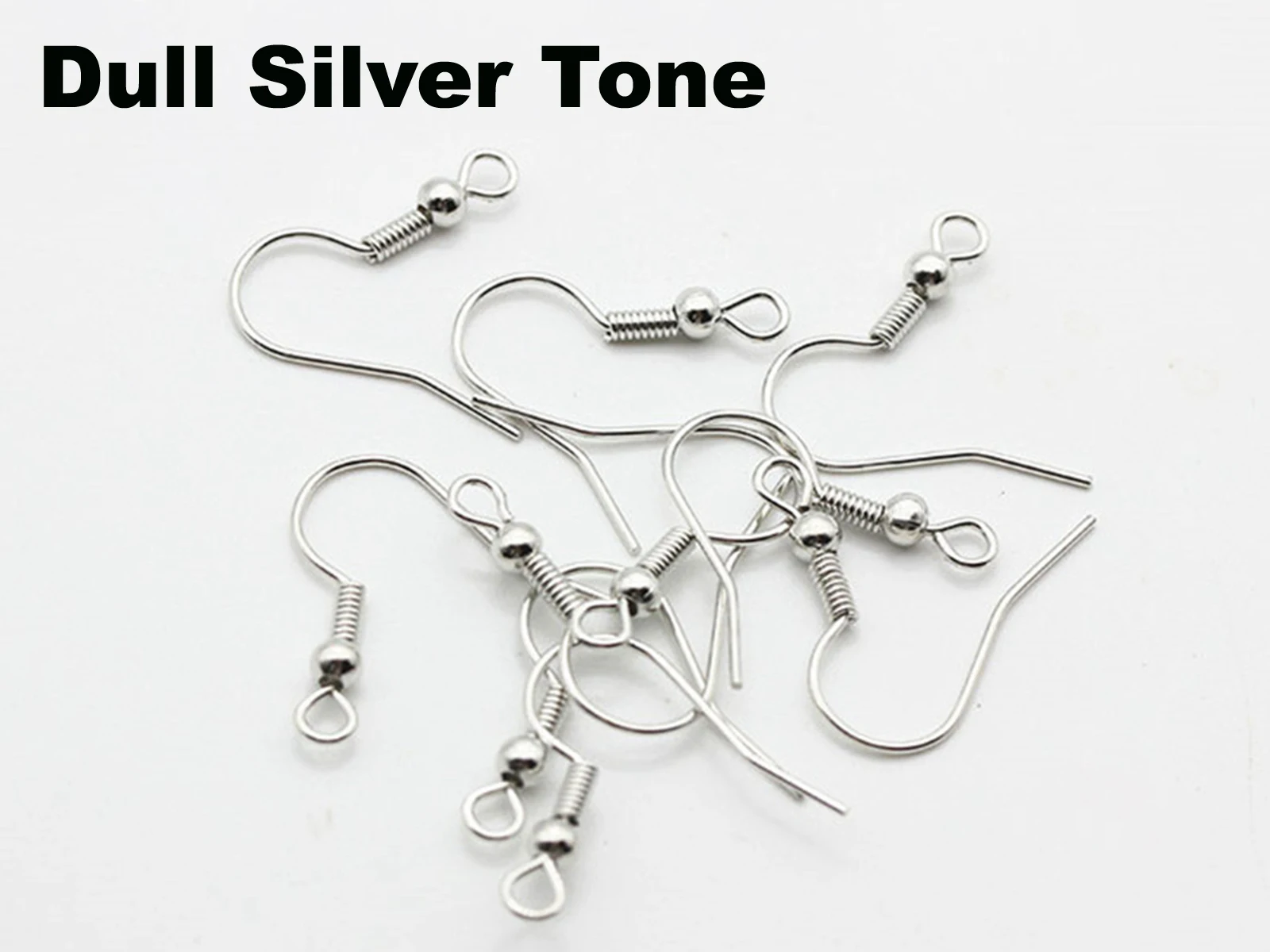 1000 Earring Fish Hook Coil Earwire Ear Wire Jewelry Finidng DIY Wholesales  Bulk