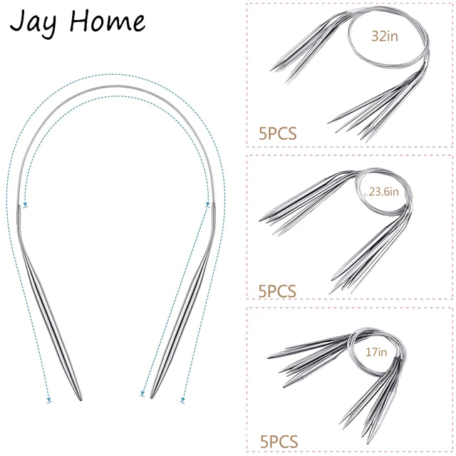 Knit Circular Needles Beginners  Knit Round Circular Needles - Circular  Knit Needles - Aliexpress