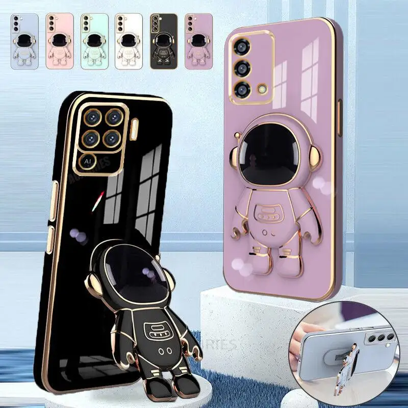 Cover telefono astronauta con supporto per oppo reno 5 lite_voghion.com