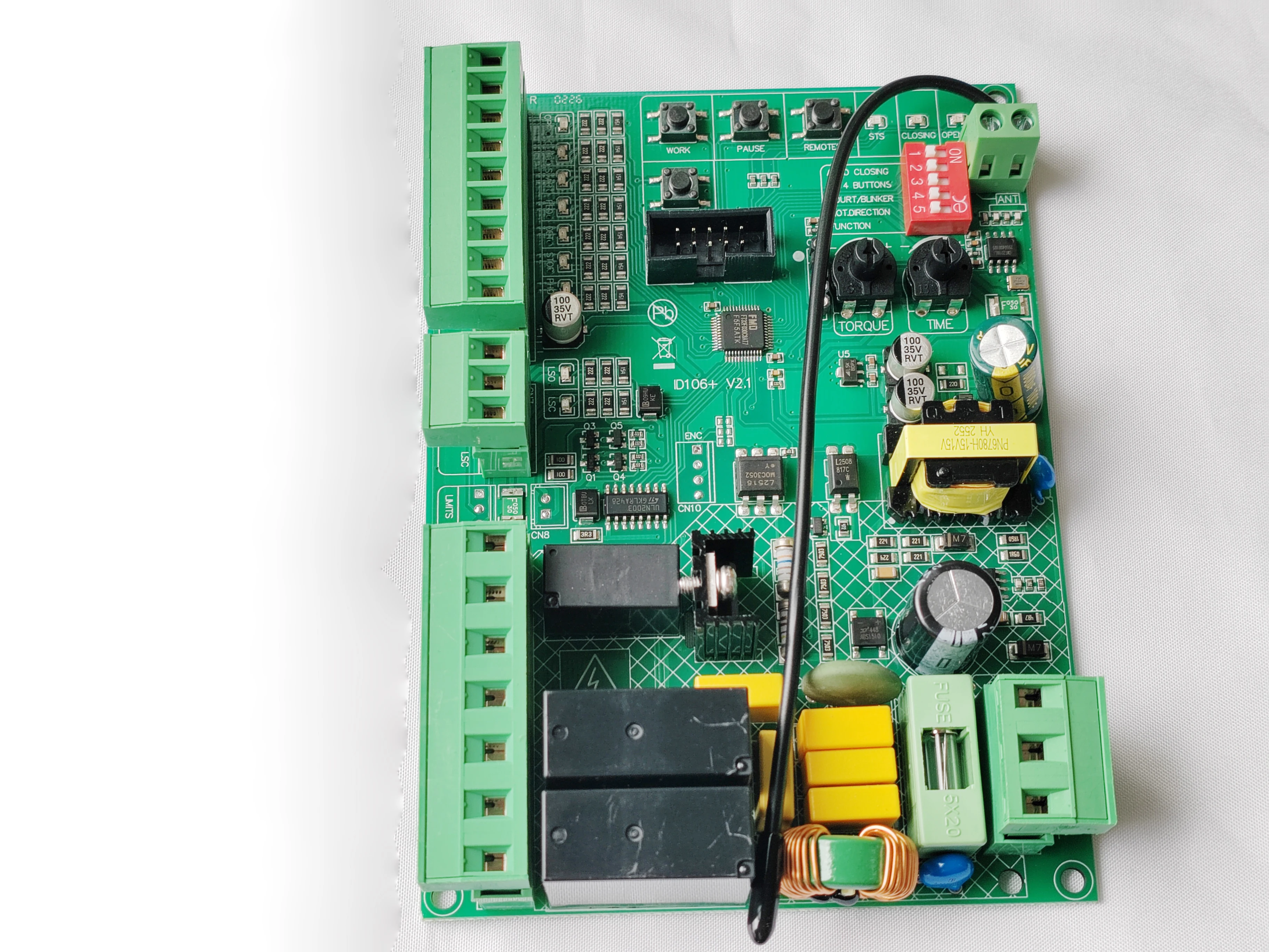 AC230V 110V 자동화 게이트 시스템 제어판 PCB 슬라이딩 게이트 오프너 모터 PCB 컨트롤러 회로 기판 전자 카드