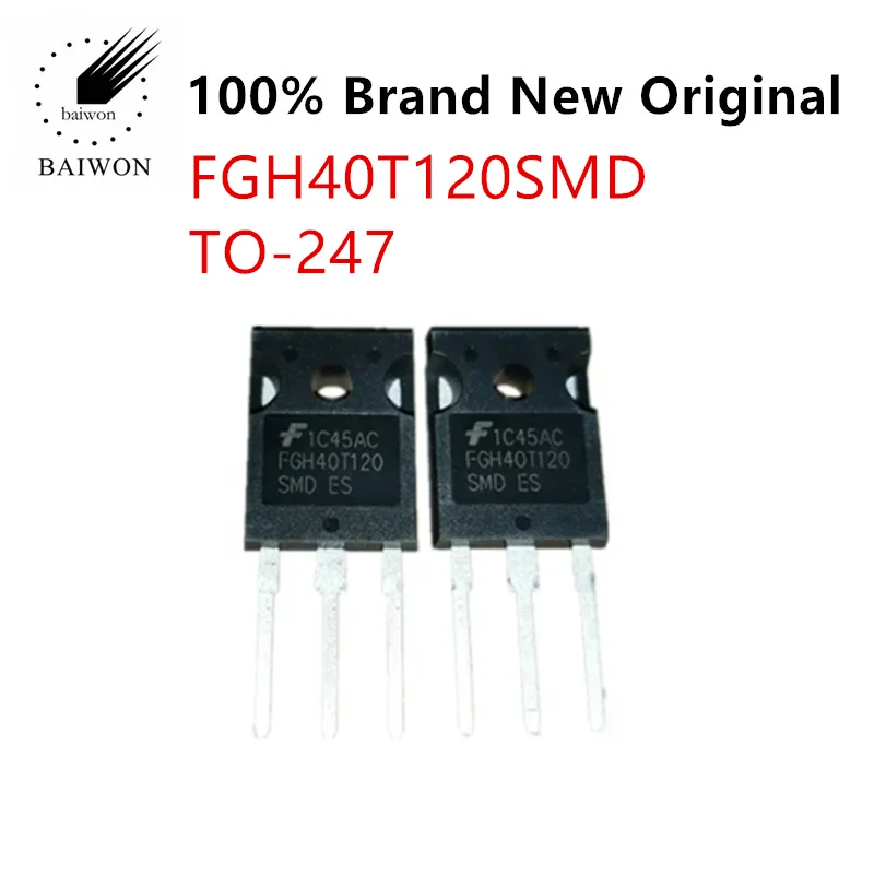 

（10 pairs）10 pairs100% Original IC Chips FGH40T120SMD 40T120 Inverter Welding Machine Power Tube IGBT Single Tube