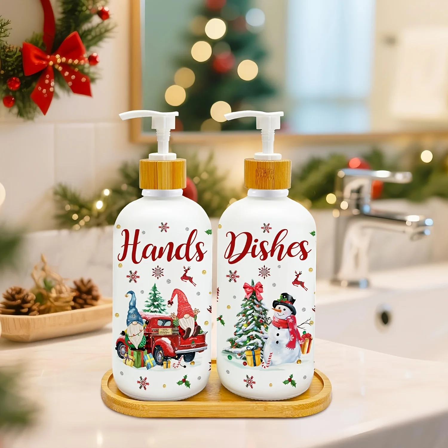 Christmas Gnome Soap Dispenser 3