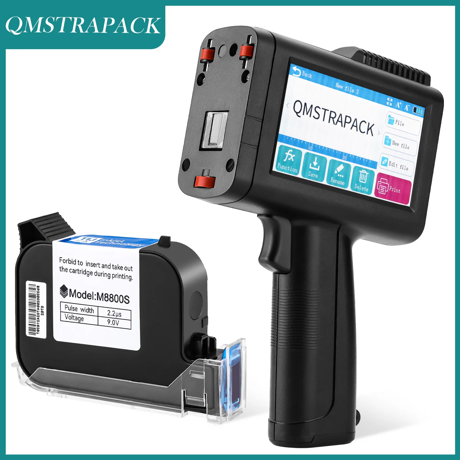 HandheldInkjetPrinterGun127mmwithFastDryingInkforTextQR