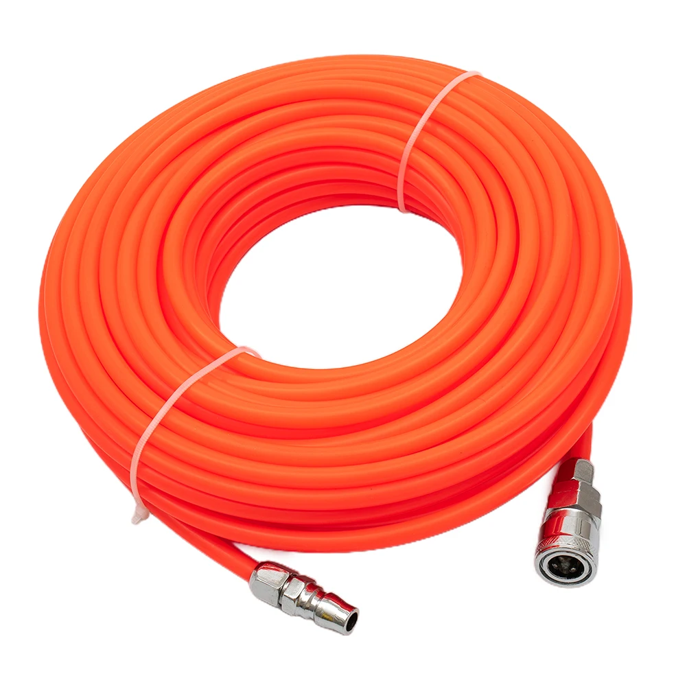 Compressor de ar Bomba Mangueira Tubo Pneumático Peças com Conector Rápido Tubo Reto Alta Pressão Tubo Flexível 10m 15m 20m 1pc
