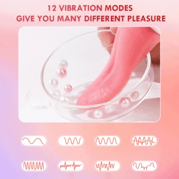 Soft Tongue Licking Vibrator G spot Clitoral Stimulator Mini Clit Sex Toys for Women Rechargeable Nipple Female Masturbator 5