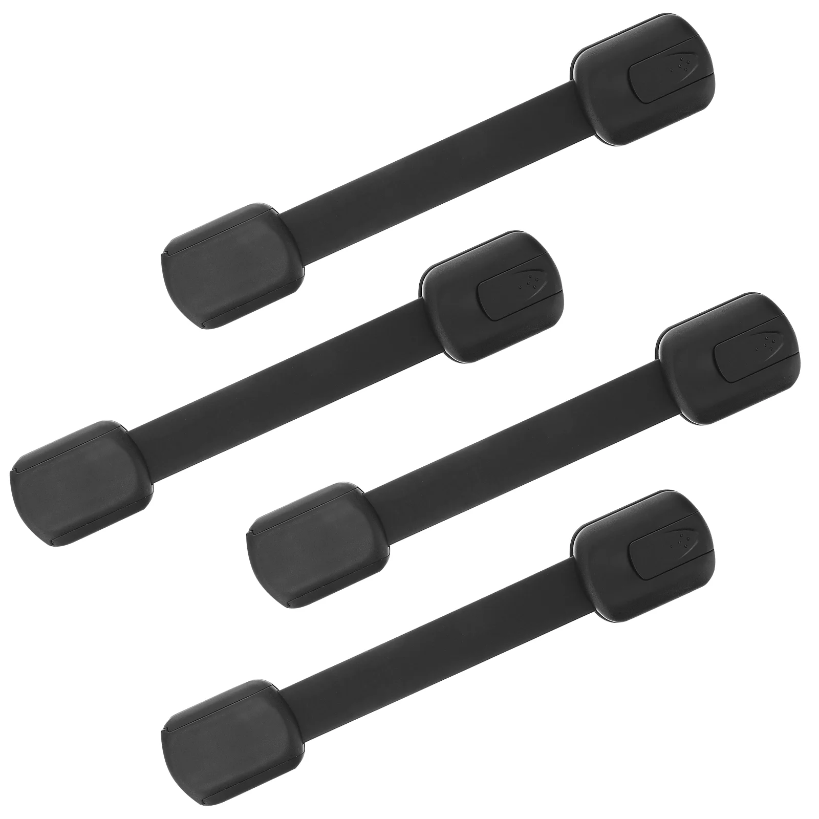 

4 Pcs Drawer Lock Kids Security Latches Child Safety Strap Locks Door Children Baby Proofing Cabinet Oven for Cabinets Toddler