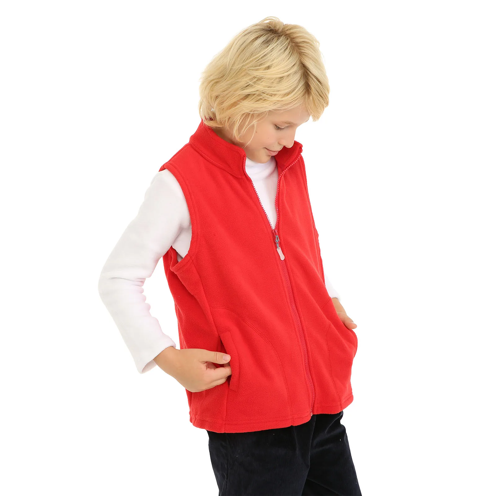 Kids Fleece Vest Autumn Winter