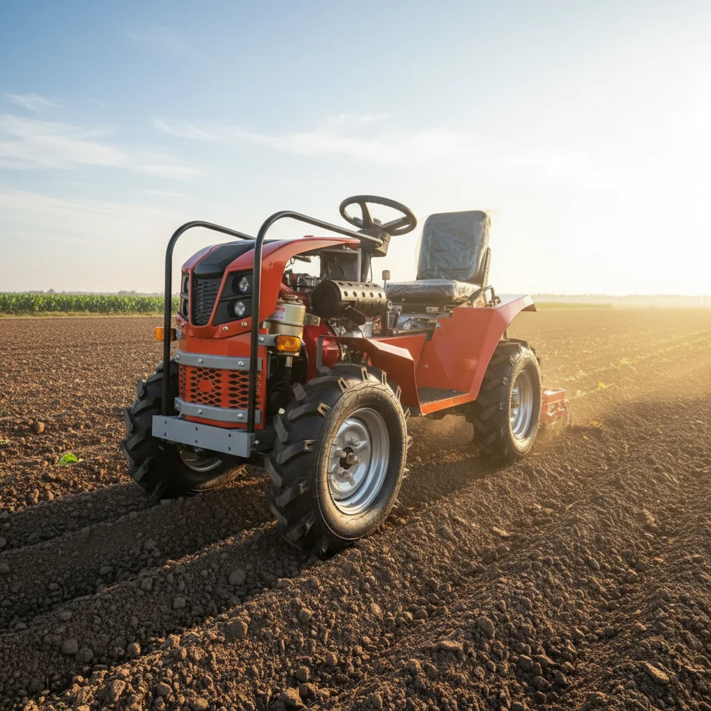 Hochleistungsfähiger landwirtschaftlicher Radtraktor, kompatibel mit allen Arten von landwirtschaftlichen Anbaugeräten, Zapfwellenteilen für schwere landwirtschaftliche Arbeiten.