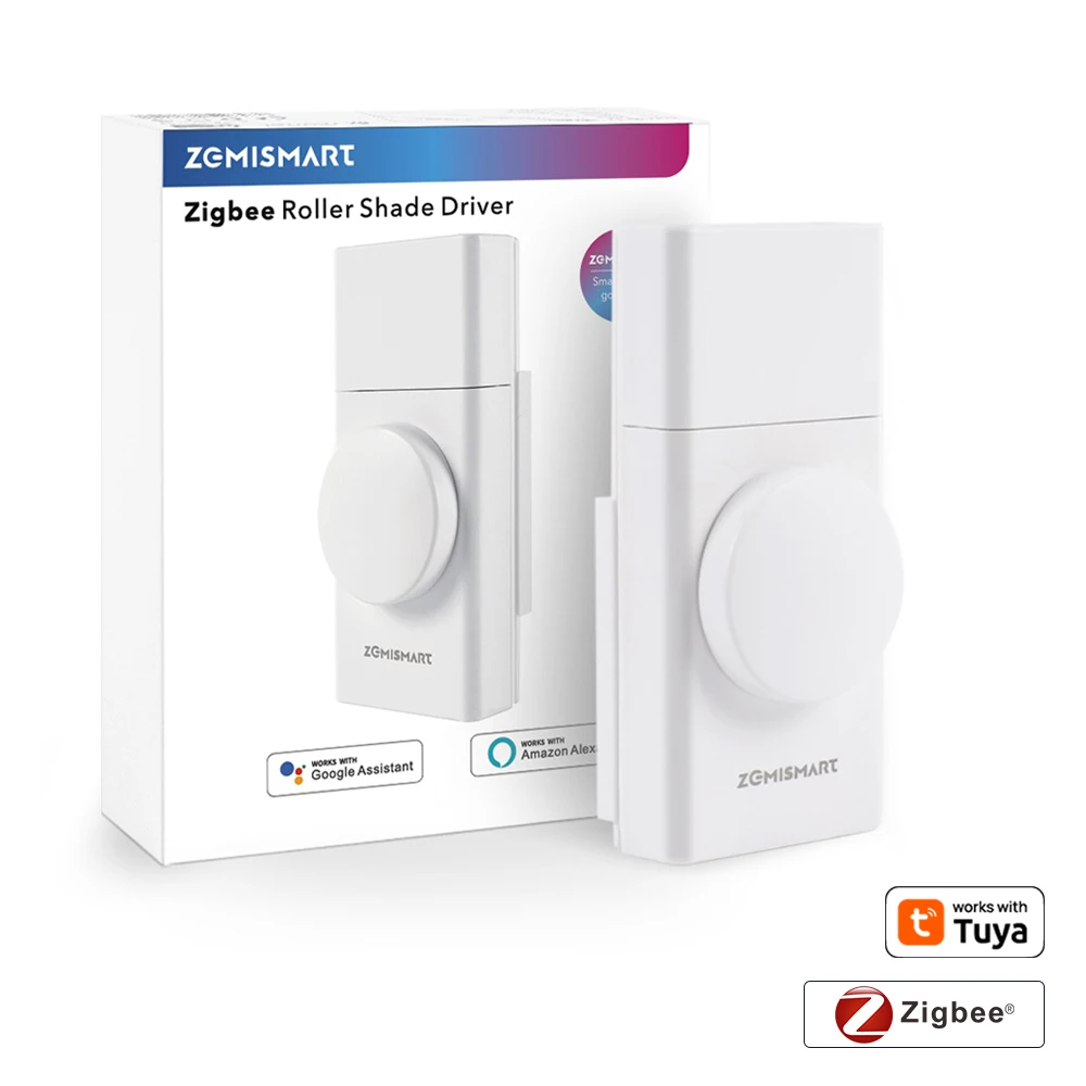 ZigBee 스마트 DIY 전동 체인 롤러 블라인드 드라이버(Tuya Zigbee 허브를 통해 충전식 전기 모터 Alexa Google 홈 음성)