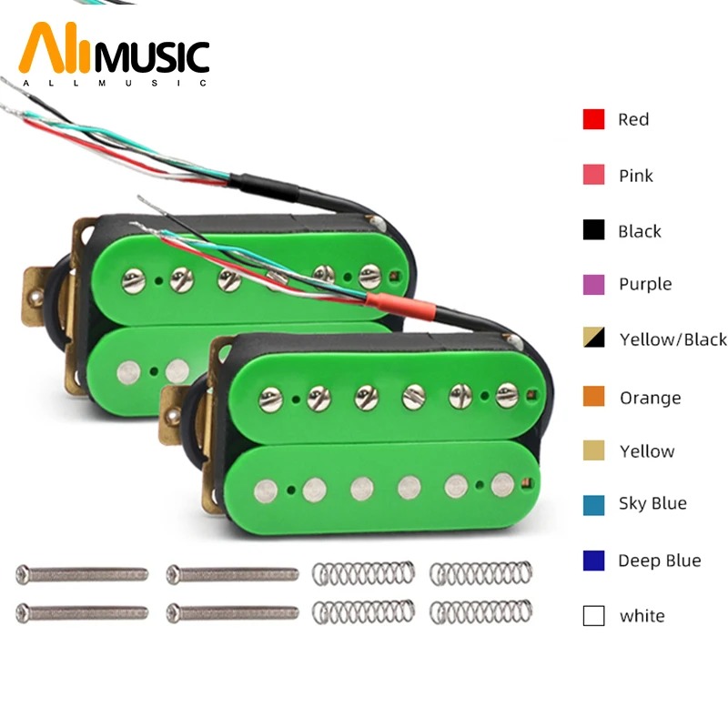 Colorful Humbucker Electric Guitar Pickup Coil Spliting Pickup Dual