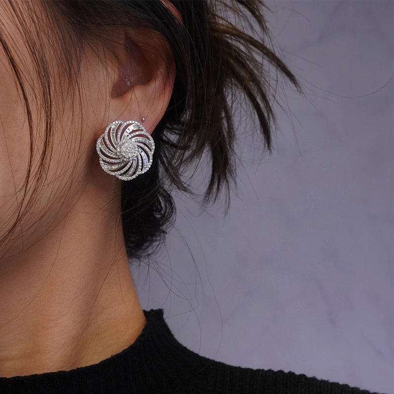 S99b3be477a0b48848a9bdd0f53188a65Z Aazuo Luxury Jewelry 18K White Gold Real Diamond 2.32ct High Quality Perfect Round Stud Earrings Gifted For Women Senior Banquet