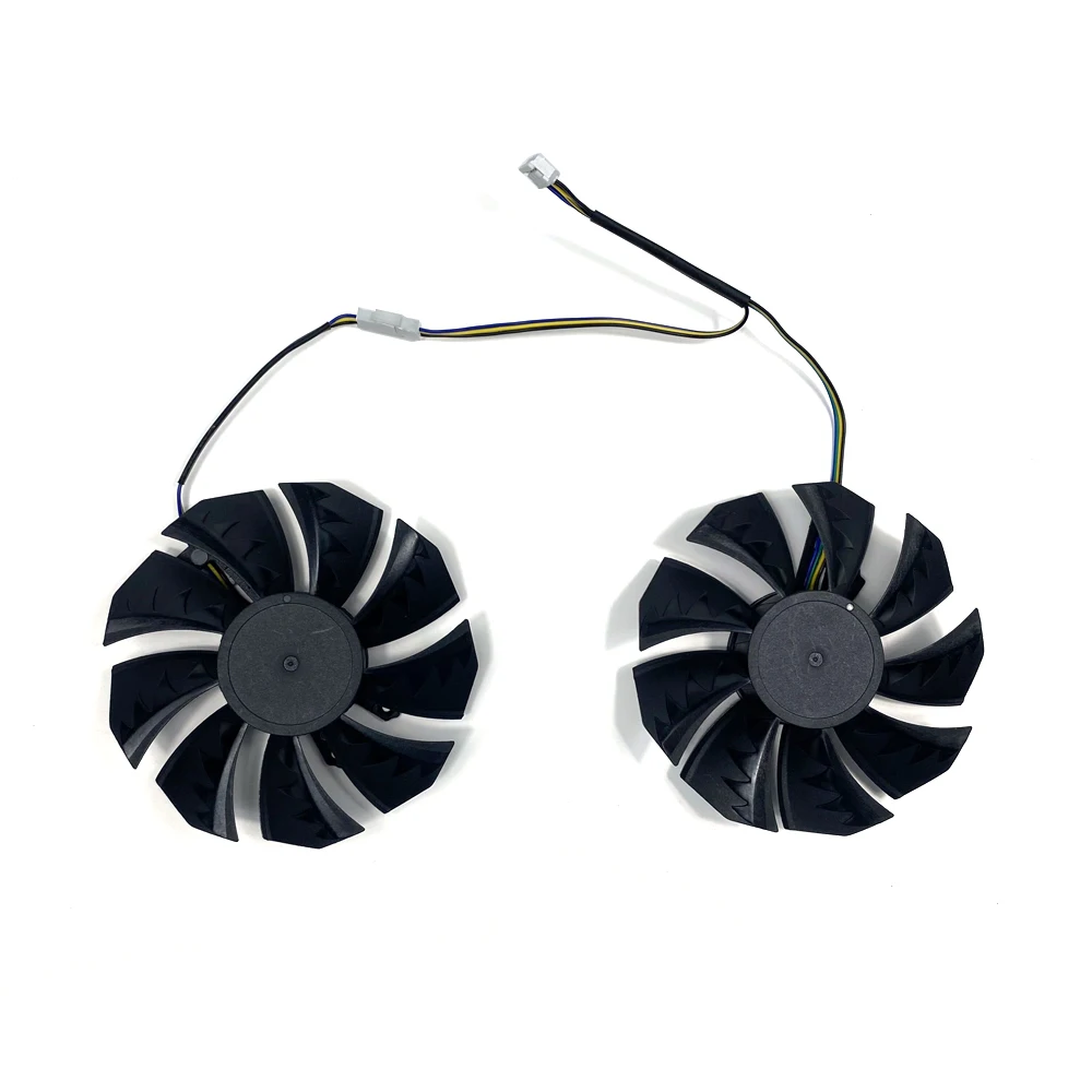 Фото Новый вентилятор охлаждения Tomahawk GeForce RTX 3080 3090 3070 TI для цветного RTX3090 RTX3080 RTX3070 TI RTX3060 75 мм 85 мм вентилятор GPU №4