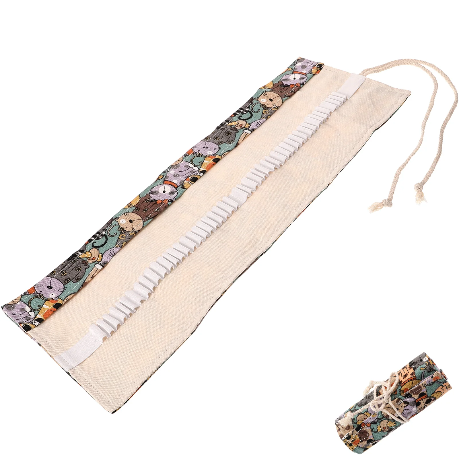 

Roll Up Pens Pouch Canvas Pen Roll Up Bag Canvas Pencil Bag Pen Carrying Bag Pencil Storage Bag