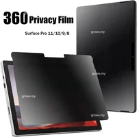 360 Matte Privacy Screen Protector For Microsoft Surface Pro 11/10/9/8/ 7 Plus Pro 4 12.3 Surface Go4 3 2 Anti-Spy Soft PET Film 1