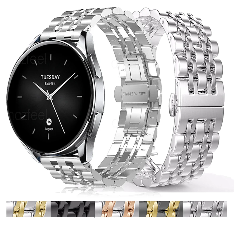 

Metal Stainless Steel Watch Band For Xiaomi Watch S2 46mm 42mm For Xiaomi Watch S1 Active Bracelet Mi Watch Sport Color 2 Strap