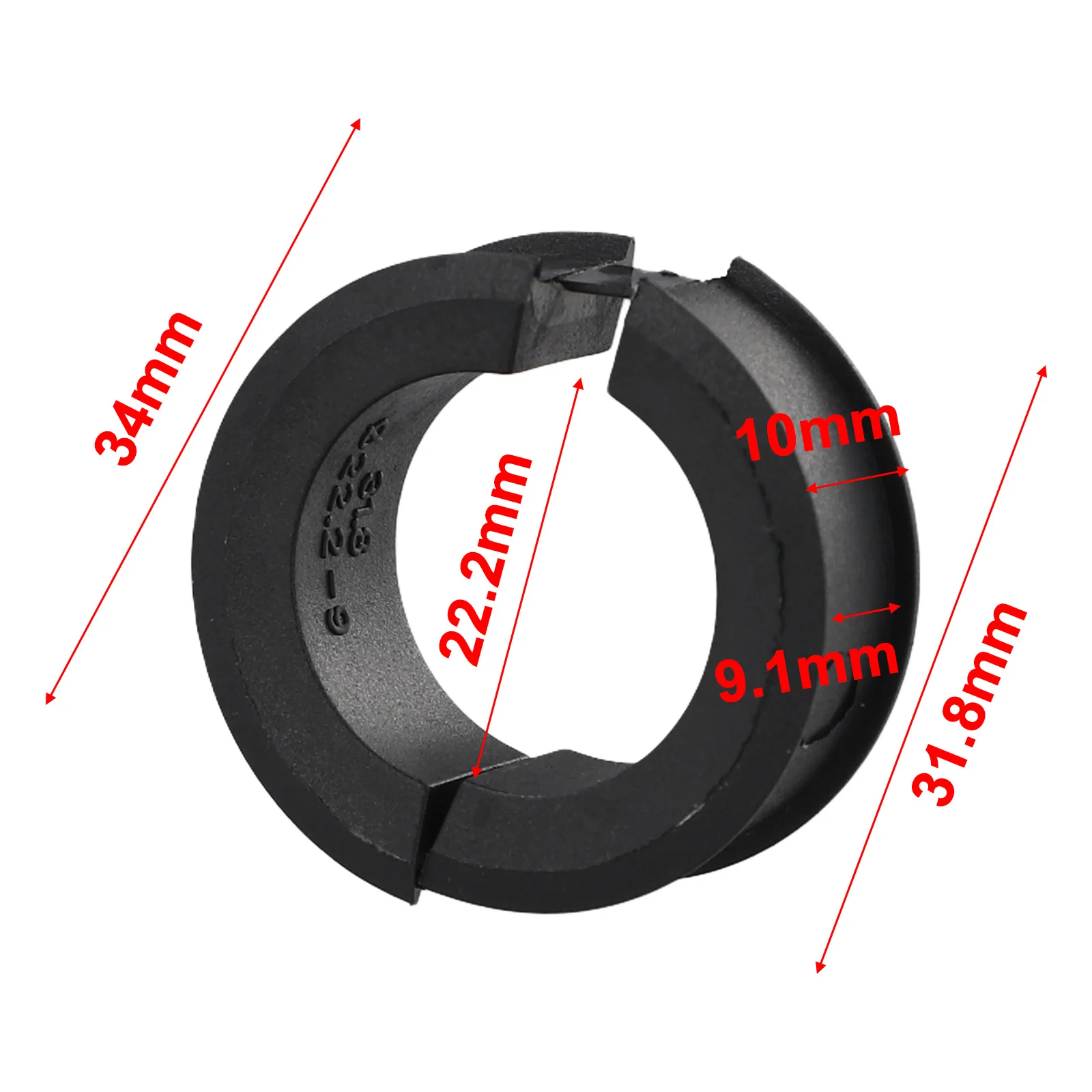 16 Spessori In Gomma Per Manubrio Bici | Riduttori Da 31,8 A 22,2/25,4 Mm, Antiscivolo, Per Accessori (Computer, Luci, Supporti)