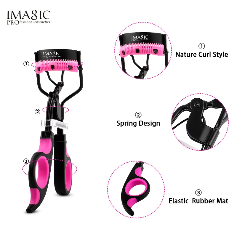 IMAGIC Ladies Makeup Eyelash Curlers False Eyelashes Natural Curling Cosmetic Beauty Makeup Tools Eyelash Curlers Eyelash Curler
