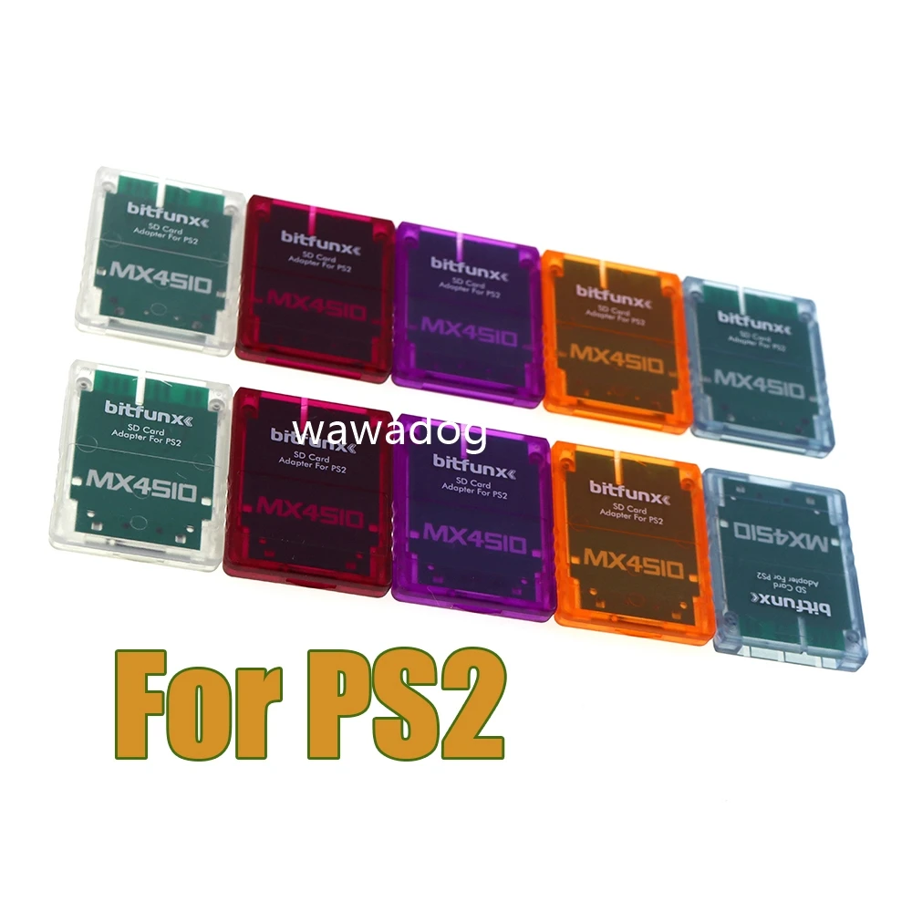 Transparent Housing Card Adapter TF/SD Card Adapter For PS2 Console