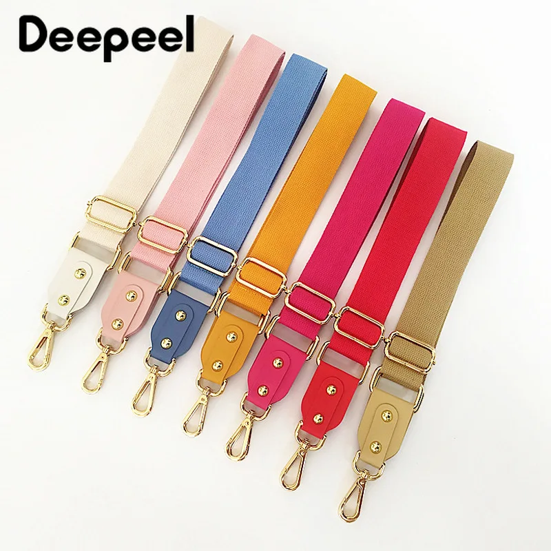 

Deepeel 3.8cm Fashion Women's Solid Color Long Shoulder Strap 80~130cm Adjustable Handbag Crossbody Bags Straps Bag Accessories