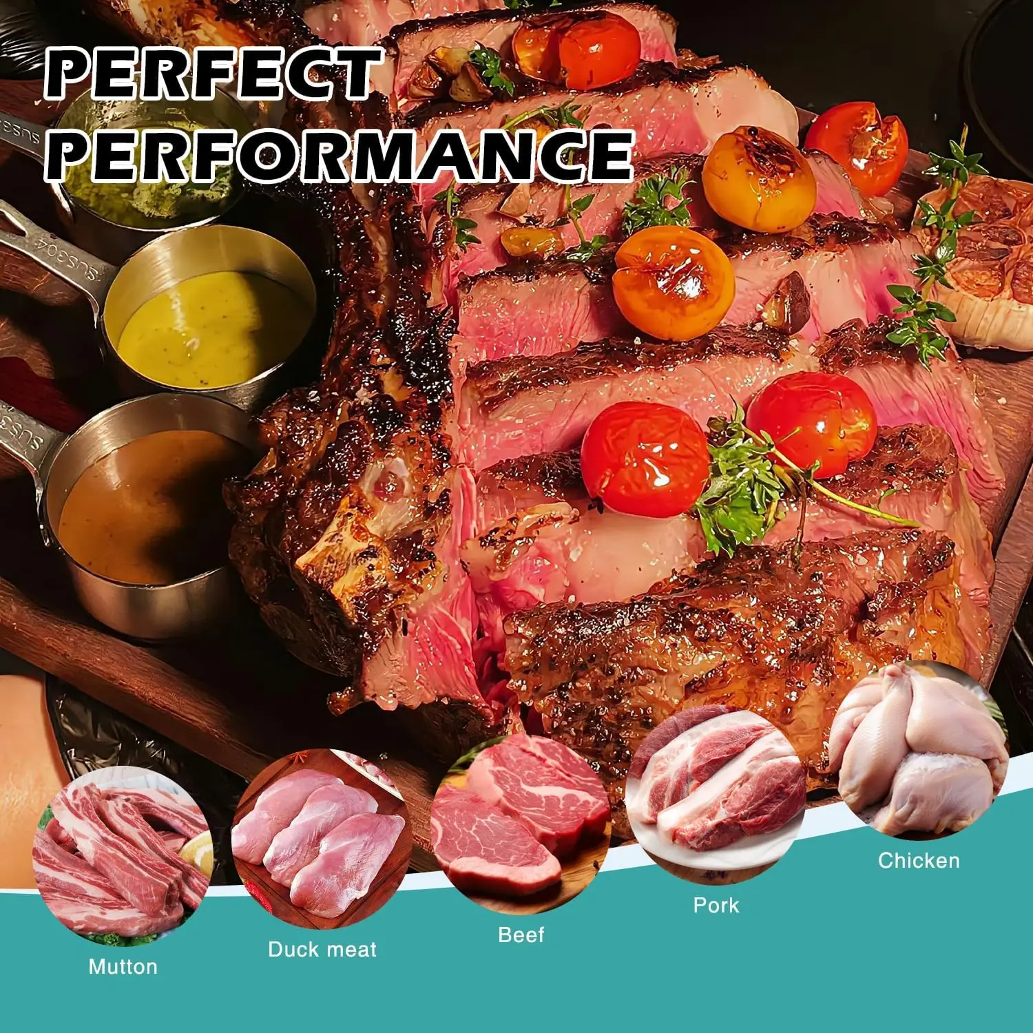 48 Blades Needle Meat Tenderizer Stainless Steel Knife Meat Beaf Steak Mallet Tenderizer Hammer Pounder Cooking Tools