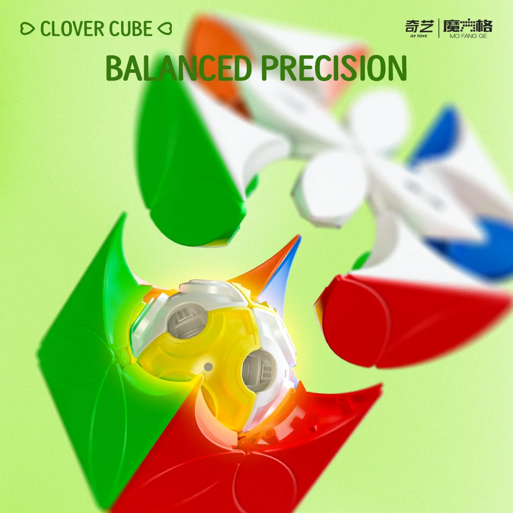 Qiyi Clover Cube Upgrade Version Magic Speed Cube Stickerless Professional Fidget Toys Cubo Magico Puzzle Creative Toys Gifts 5