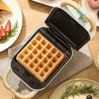 220V Electric Sandwich Machine Takoyaki Pancake Breakfast Machine Multifunctional Toaster Donut Mini Timer Waffle Maker Toaster 1