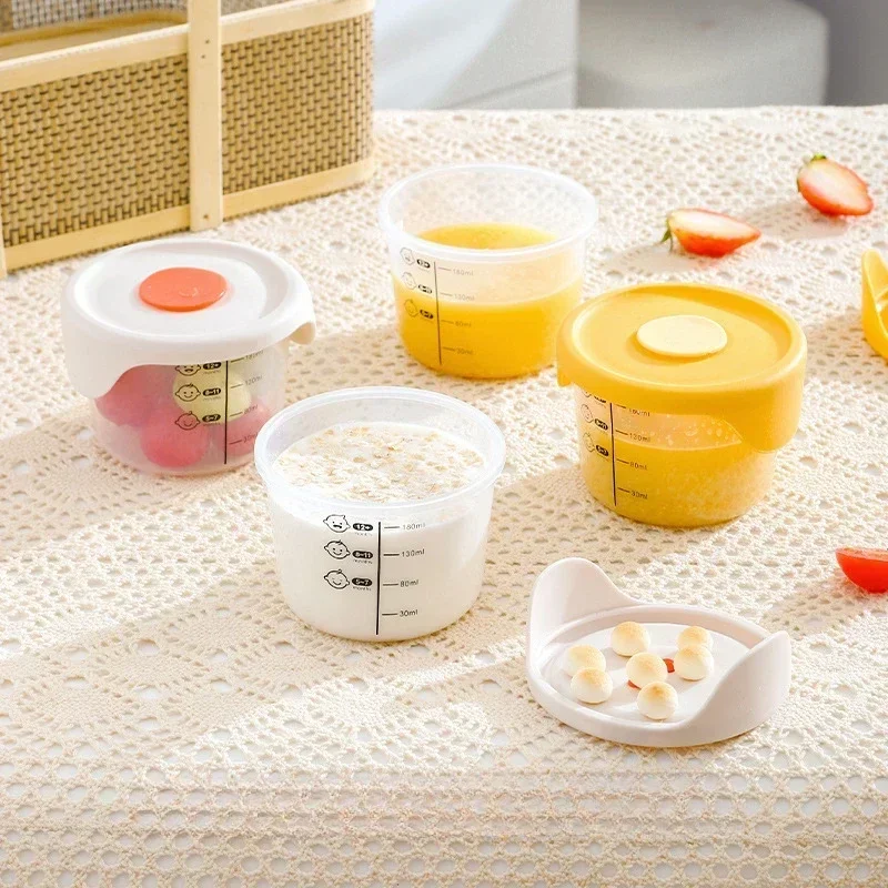 Scaled Supplementary Food Box Fresh-Keeping Storage Box Baby Bowl Baby Special Tableware Fresh-Keeping Bowl