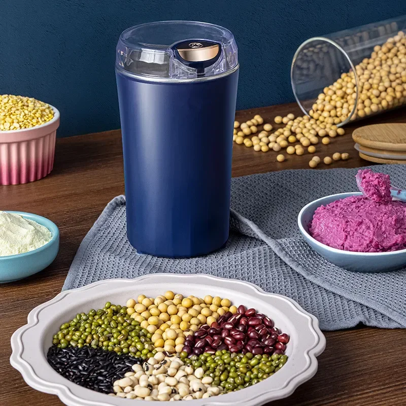 8 Blades Electric Grinding Machine Grain Grinder Coffee Grinder Stainless Steel Nuts Beans Grains Mill Herbs for kitchen