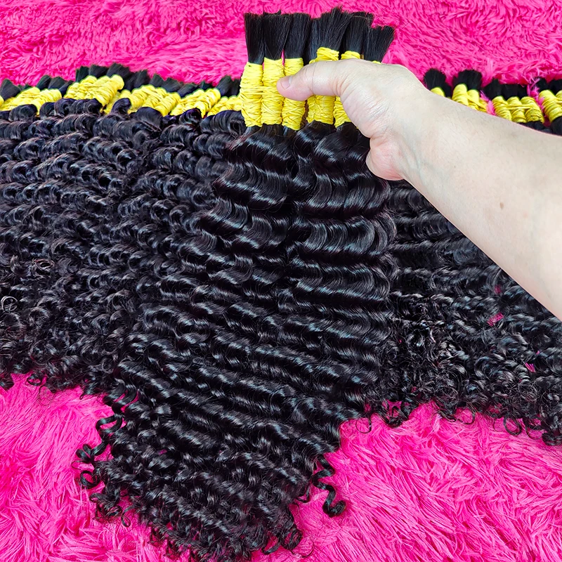 Human Hair Bulk Vietnamese Hair Virgin Remy Straight 16-30inch Real Natural Extension 613 colour