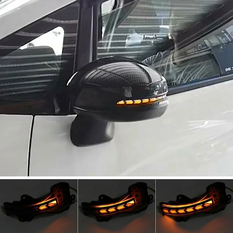 

Автомобильное зеркало заднего вида с боковым крыльем и динамическим поворотным дымом для Honda Accord 2013-2017