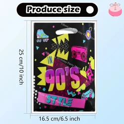 Retro Party Candy Bags - 80s & 90s Themed Gift Bags - 40pcs (Style 2)