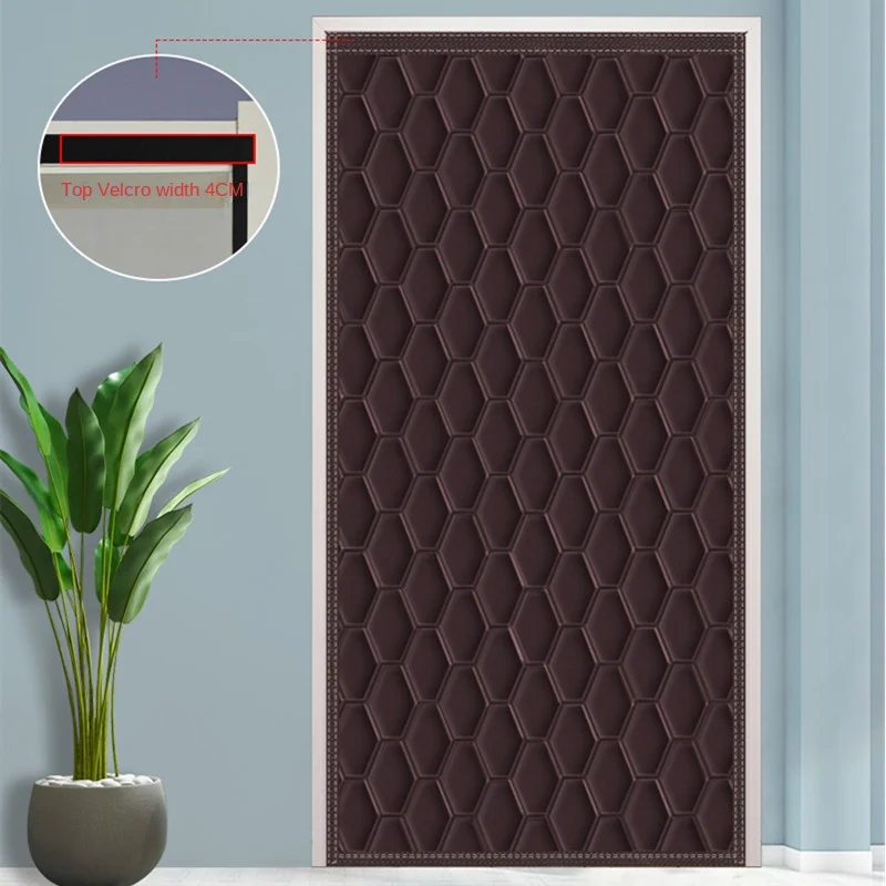 

Cotton Door Curtains for Warmth Wind Resistance Sound Insulation Magnetic Absorption Cold Air Insulation and Partition Curtains