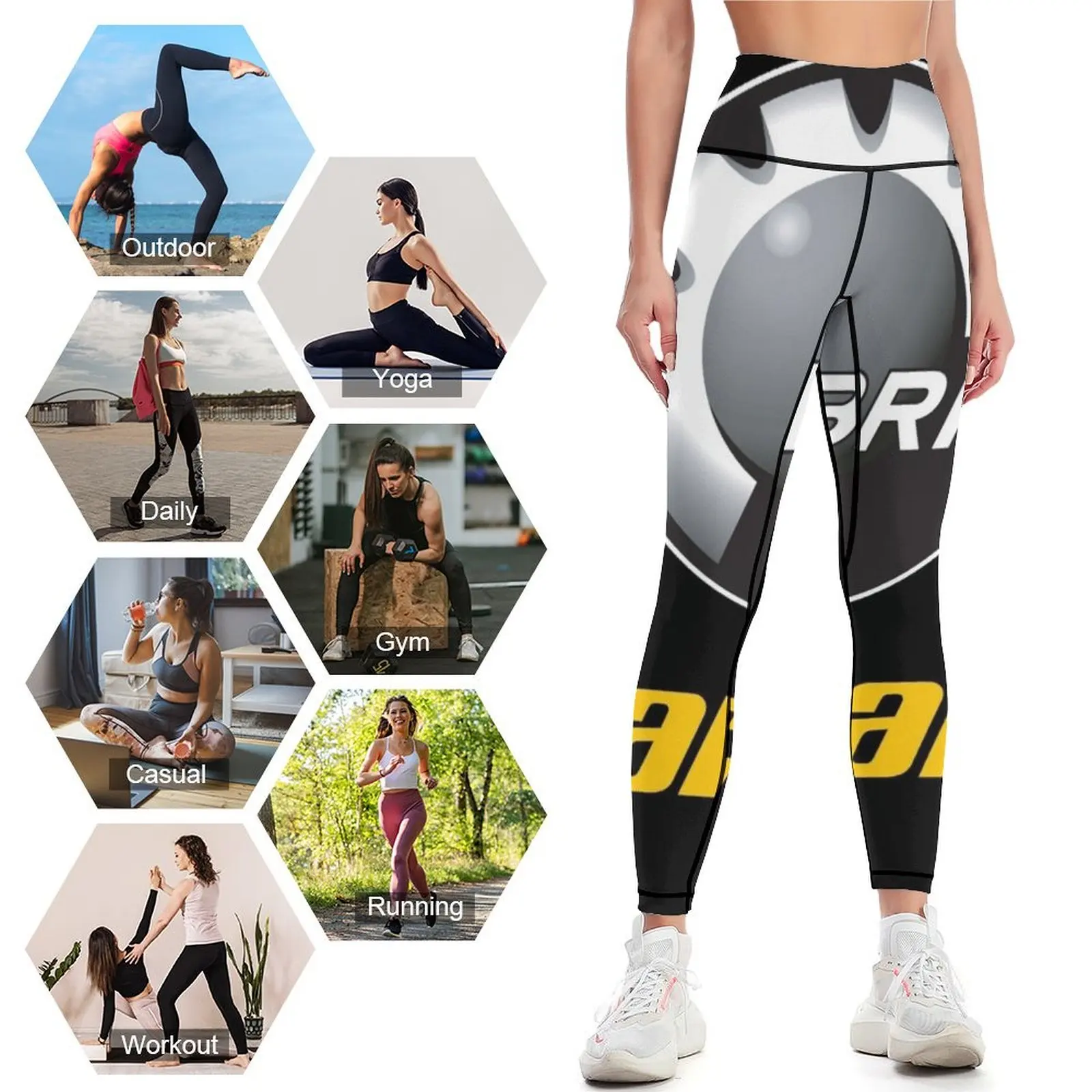 Can I Am Off-Road or On-Road BRP ATV Leggings push up tights for harem pants Womens Leggings