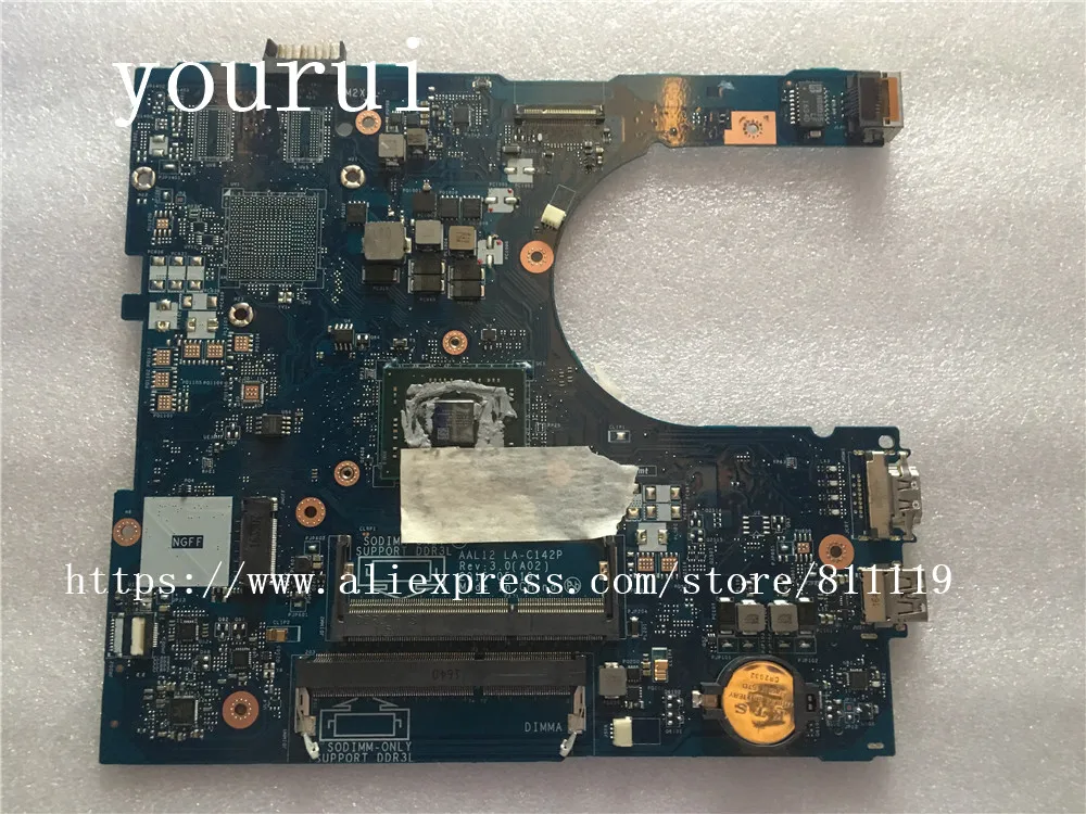 

CSRZSZ AAL12 LA-C142P For Motherboard For Dell Inspiron 15 5555 With E2-7110 CPU CN-0Y7P00 0Y7P00 Y7P00 DDR3 Test ok 100%