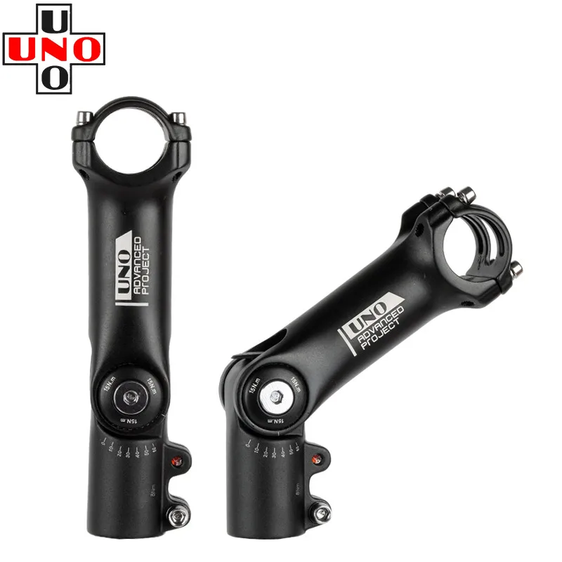 

UNO Bike Stem Angle Adjustable Height Riser 31.8mm Mountain Cycling Parts 90/110MM Bicycle Accessories