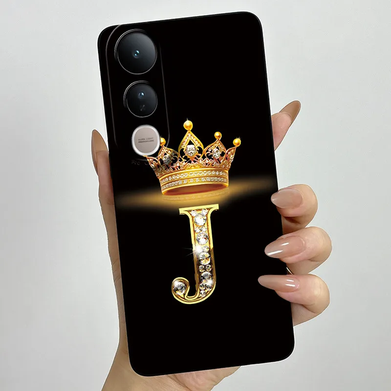 Luxury Letters Silicone Soft Phone Case with Camera Protection - Elegant Back Cover