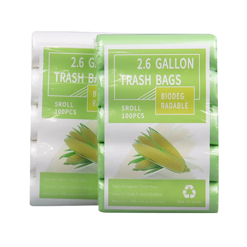 Clerance! Small Trash Bags, Small Garbage Bags 4-6 Gallon Biodegradable Can  Liners Thicken, Size Expanded, White 200 Counts