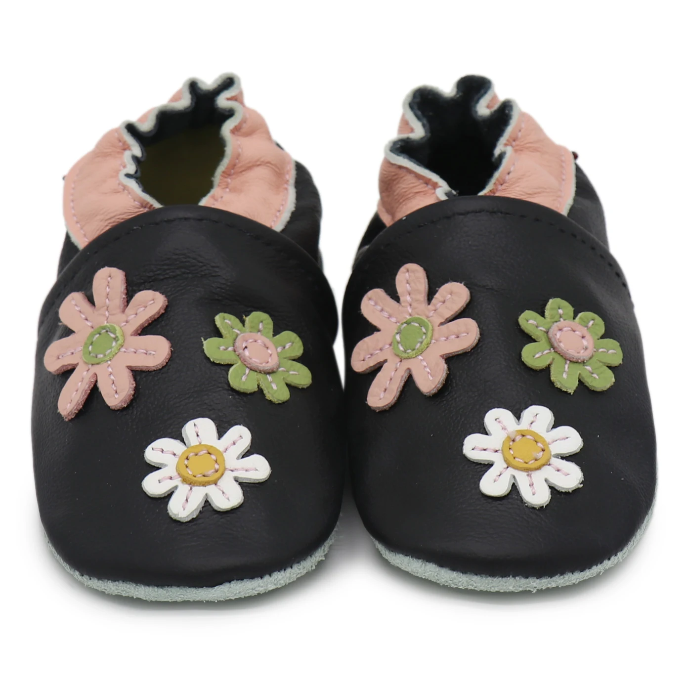Baby shoes Children slippers 006Carozoo Lovely Styles Baby Plippers Boys First Walker Shoes Cow Leather Bebe Shoes Prewalker For Girl