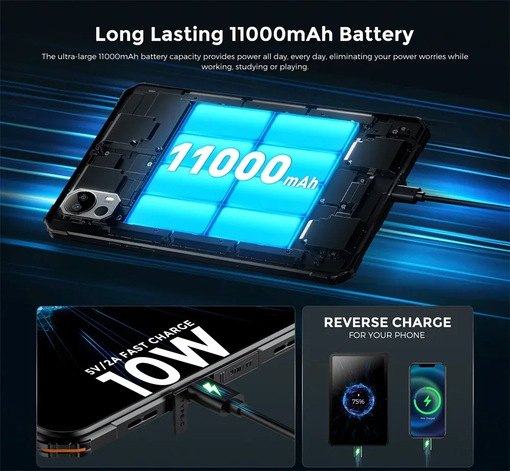 FOSSIBOT DT1 Lite 10.４インチ 64GB タブレット FOSSiBOT DT1 Lite 7GB+64GB 13MP+5MP 10.4-inch 2K Display