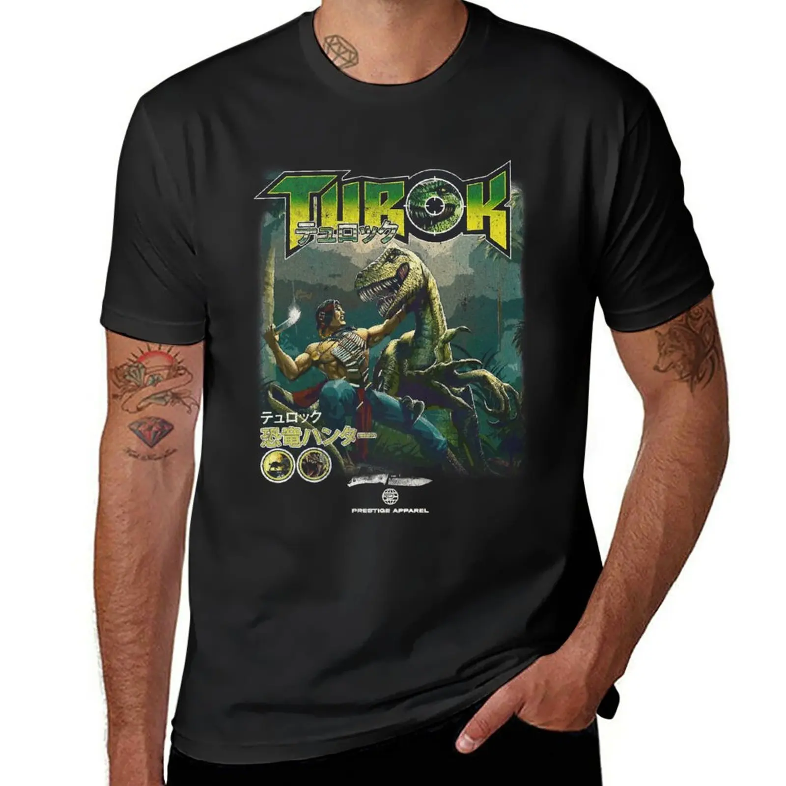 Turok For Fans T-Shirt Boys Whites Summer Top T-Shirt Uomo