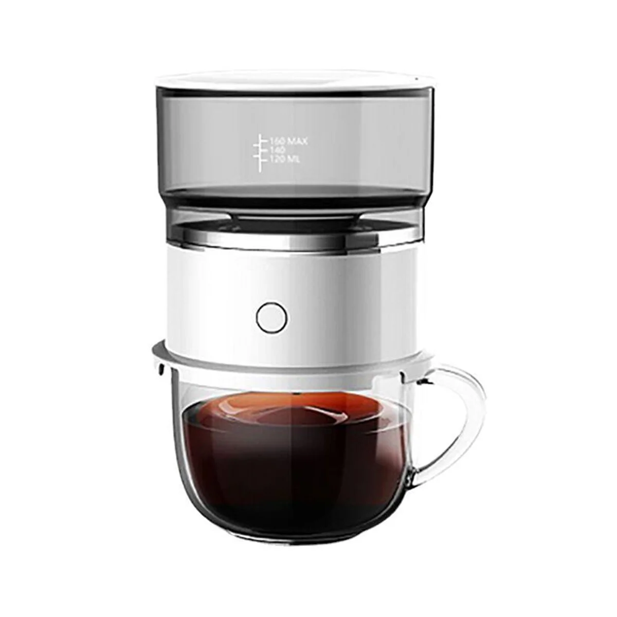 Mini Coffee Machine Semi-Automatic Coffee Brewer Manual Drip Coffe Brewing Equipment Food Processor Coffee Grinder 5