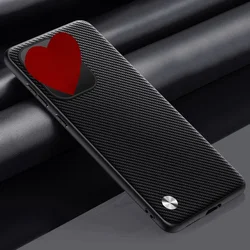 Luxury PU Leather Shockproof Phone Case - Full Protection Cover for Tecno Camon 40 Pro 4G (Carbon fiber)