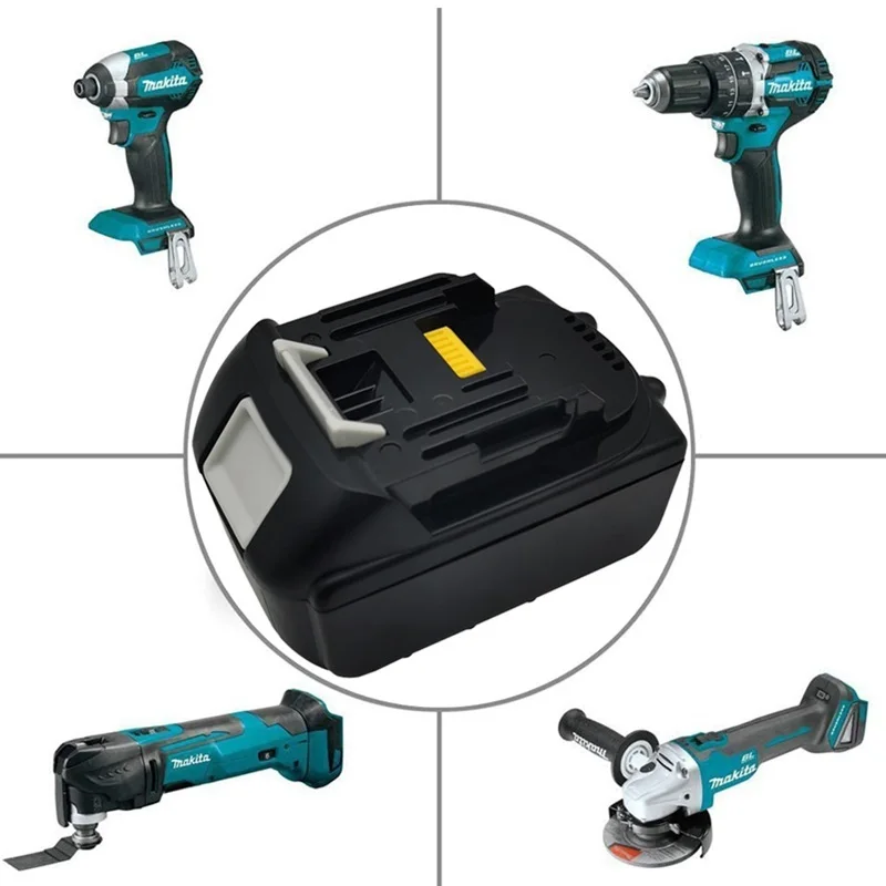 6500mAh BL1860 18V Battery For Makita LXT407 ML185 BL1815N BL1850