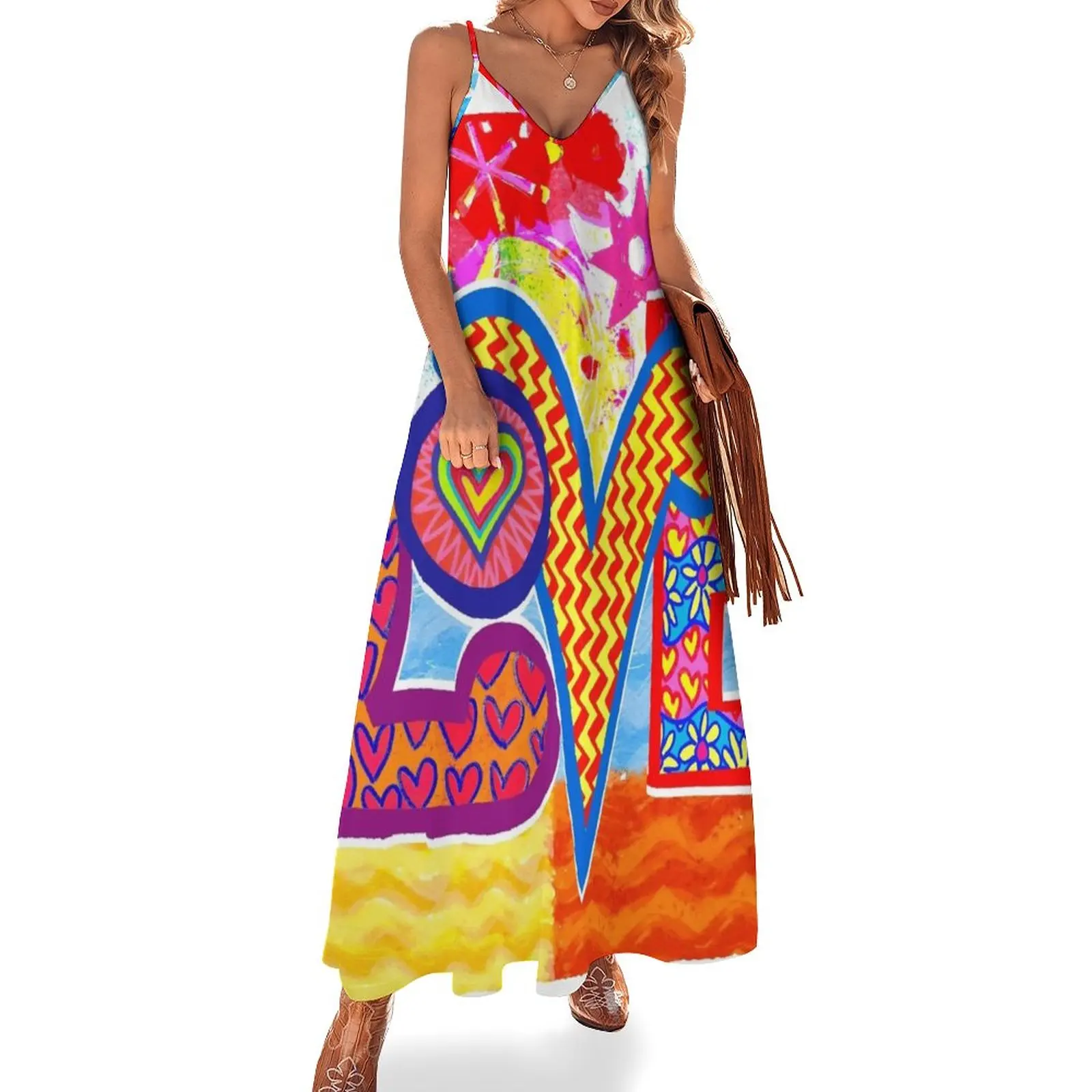 

LOVE 2 Sleeveless Dress Woman clothes dresses for prom