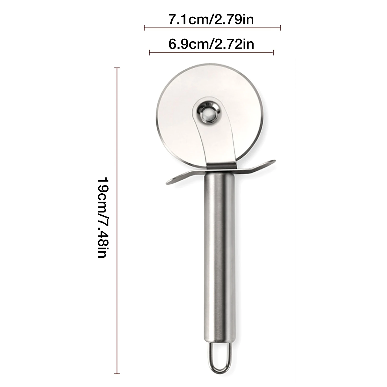 Pizza Cutter For Kitchen Pizza Cutter Wheel Kitchen Stainless Steel With Ergonomic Handle Wheel For