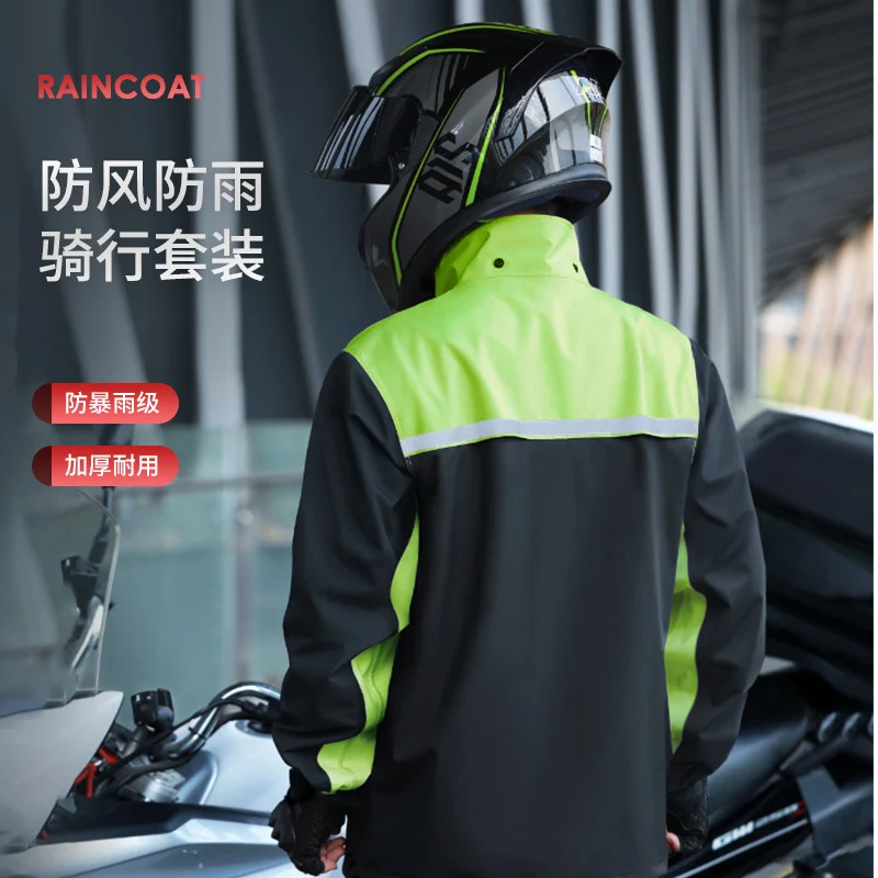 Motorcycle Raincoat Rainsuit Ultra Thin Jacket Pants Waterproof Hat motorcycle raincoat raincoat suit bike raincoat
