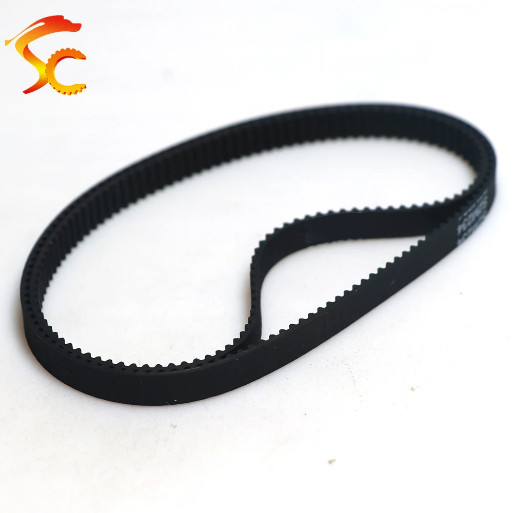 S2M closed loop rubber timing belt Length 252 254 256 258
